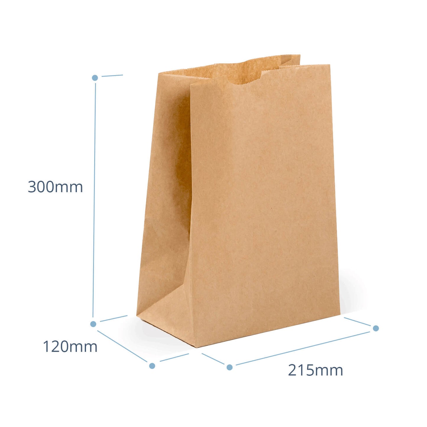 Kraft Paper Bag (Medium) - No Handle - (200'S)