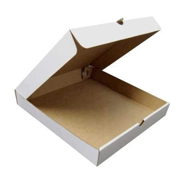 White Pizza Box (Medium) 250mm x 250mm - 50's