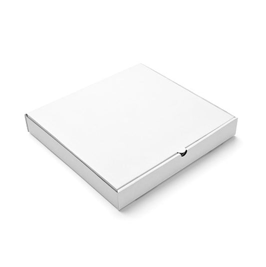 White Pizza Box (Medium) 250mm x 250mm - 50's